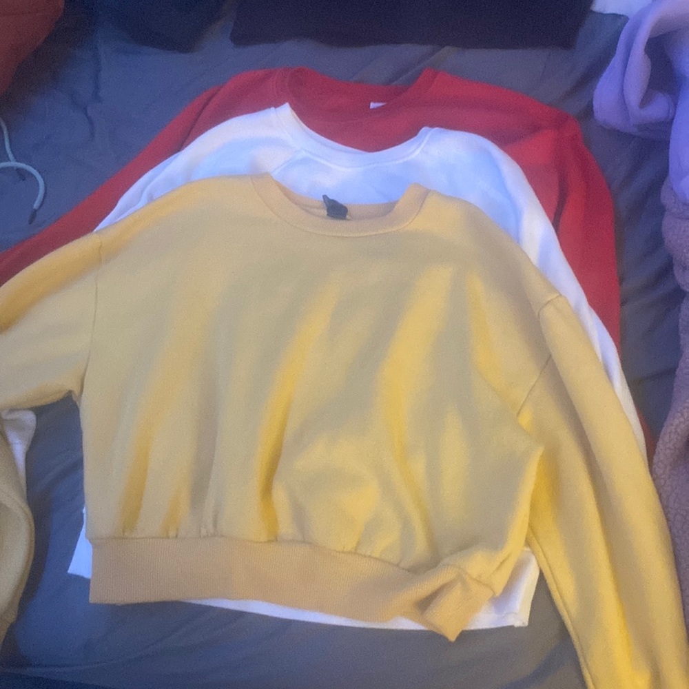 Soft crewneck sweaters